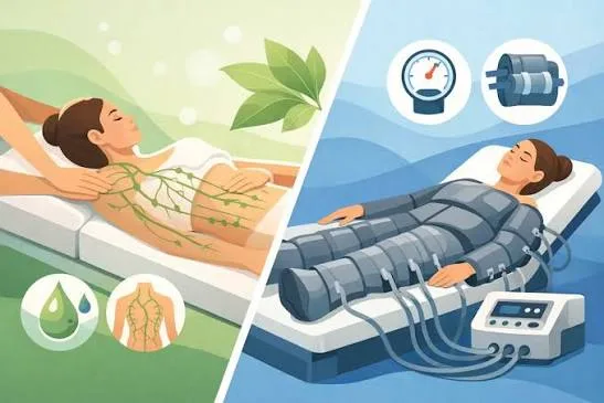 Presoterapia vs drenaje linfático - clinica baños - centro de estetica avanzada